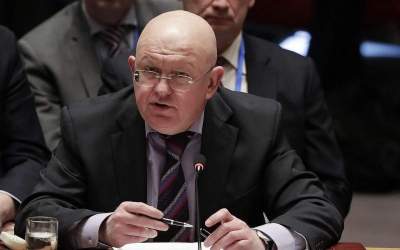 Russia’s Permanent Representative to the UN Security Council Vassily Nebenzia
