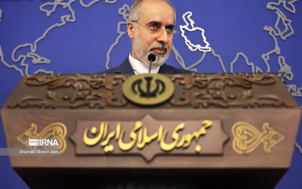 Iran’s Foreign Ministry spokesman Nasser Kanaani