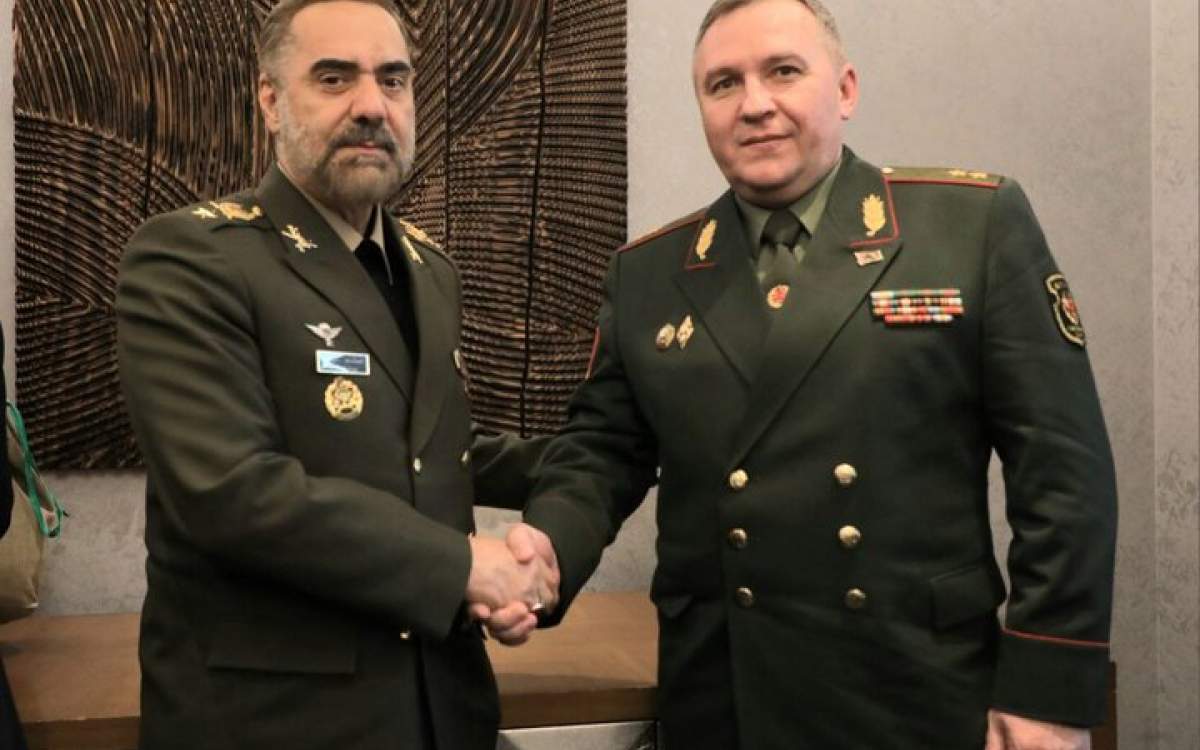 Iran and Belarus Defense Minsters