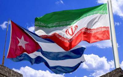 Iran and Cuba flags