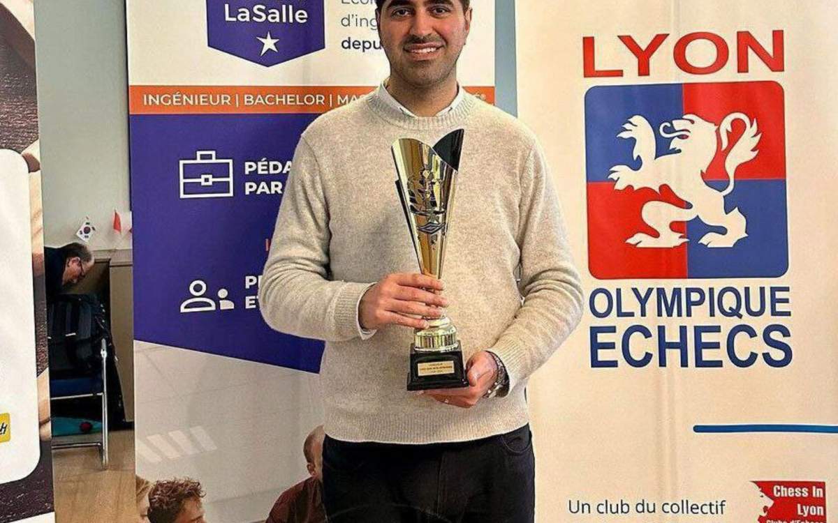قهرمانی استاد بزرگ شطرنج ایران در مسابقات لیون