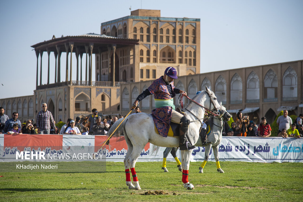 Playing polo at Isfahan’s Naqsh-e Jahan Square