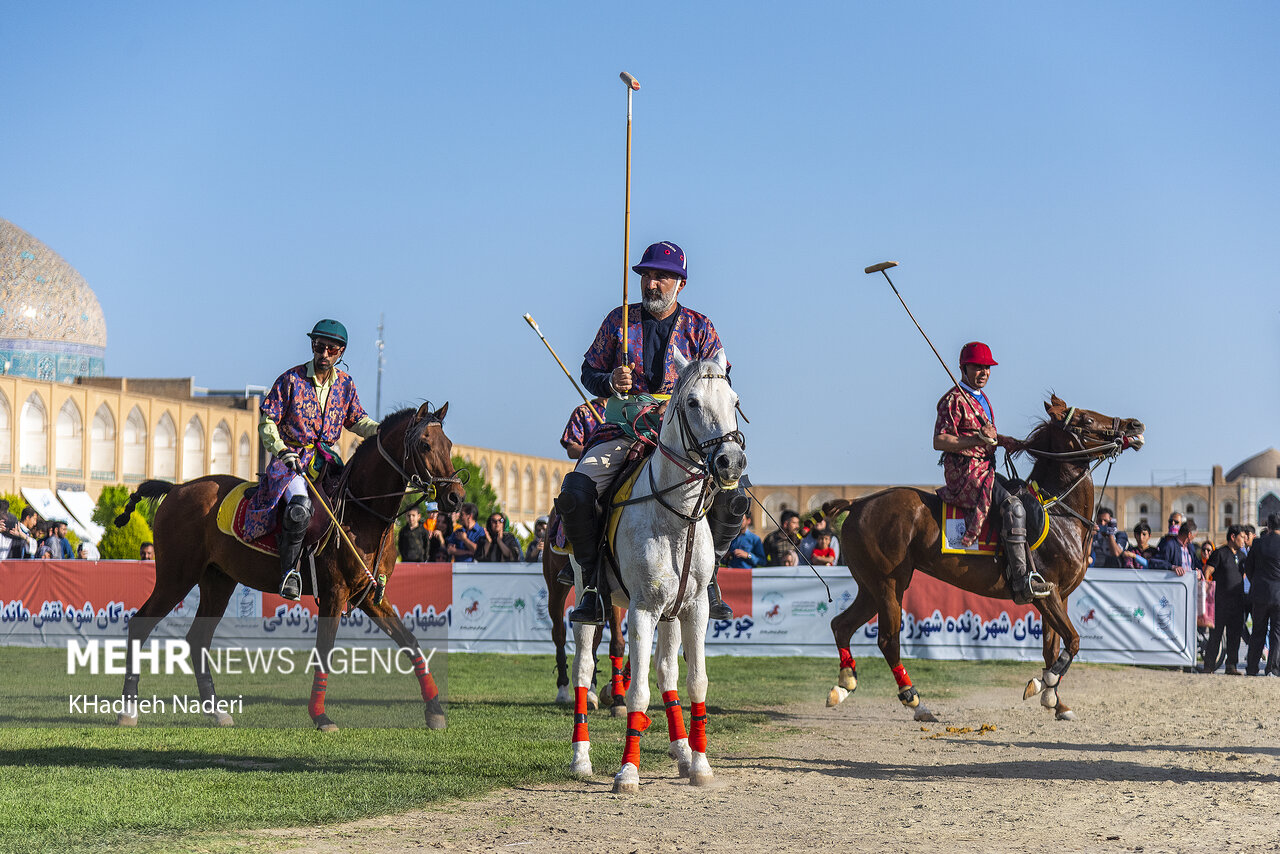 Playing polo at Isfahan’s Naqsh-e Jahan Square