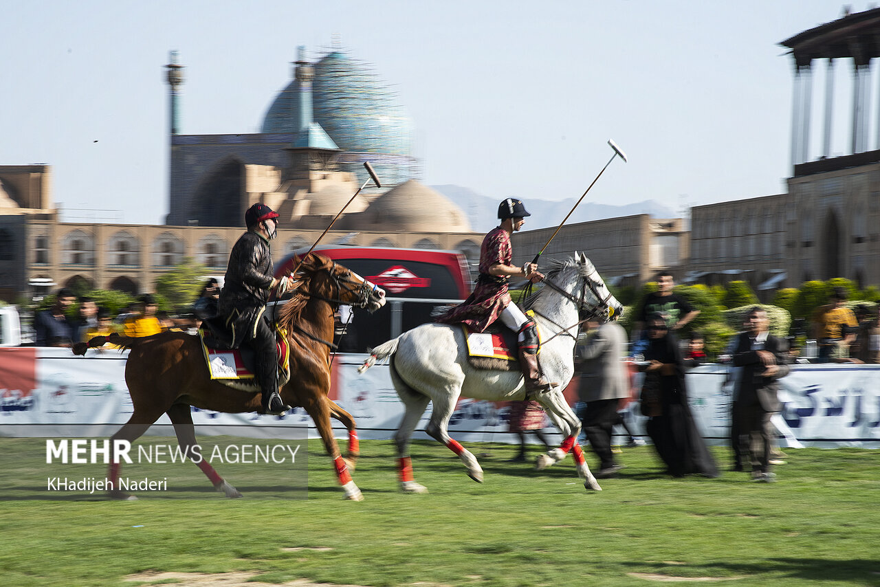 Playing polo at Isfahan’s Naqsh-e Jahan Square