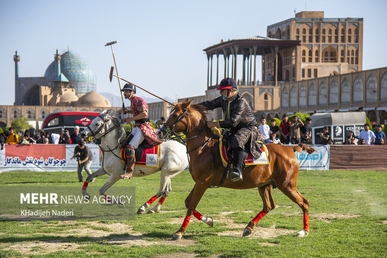 Playing polo at Isfahan’s Naqsh-e Jahan Square