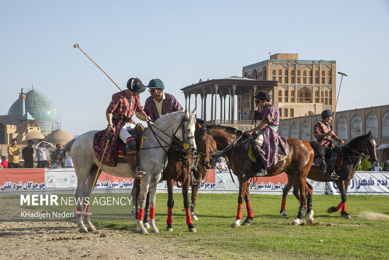 Playing polo at Isfahan’s Naqsh-e Jahan Square