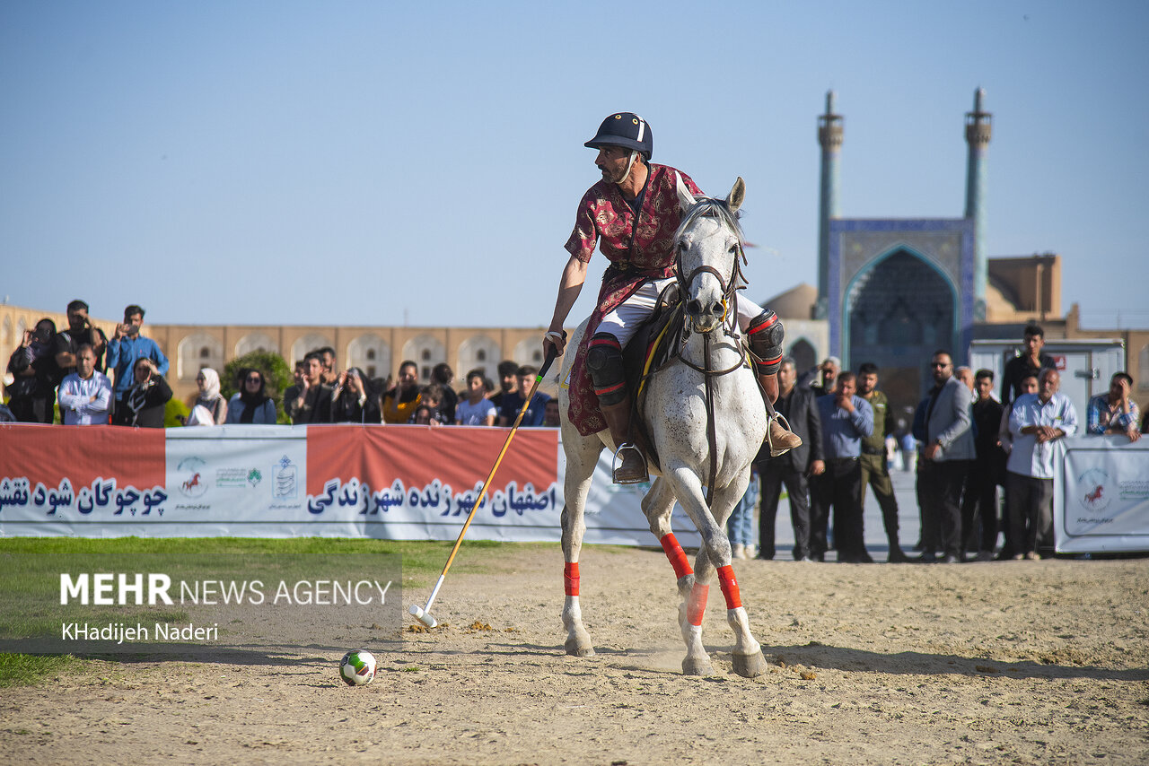 Playing polo at Isfahan’s Naqsh-e Jahan Square