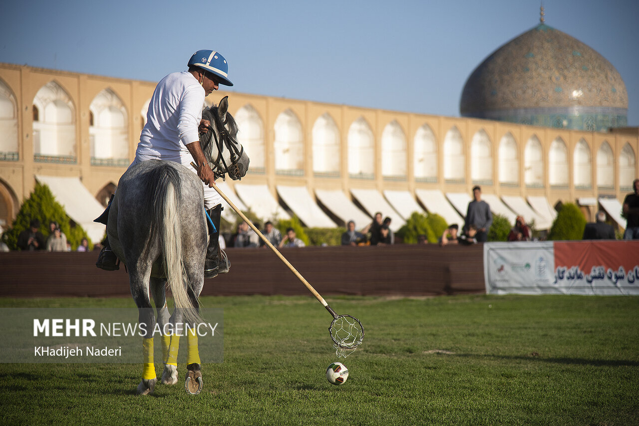 Playing polo at Isfahan’s Naqsh-e Jahan Square