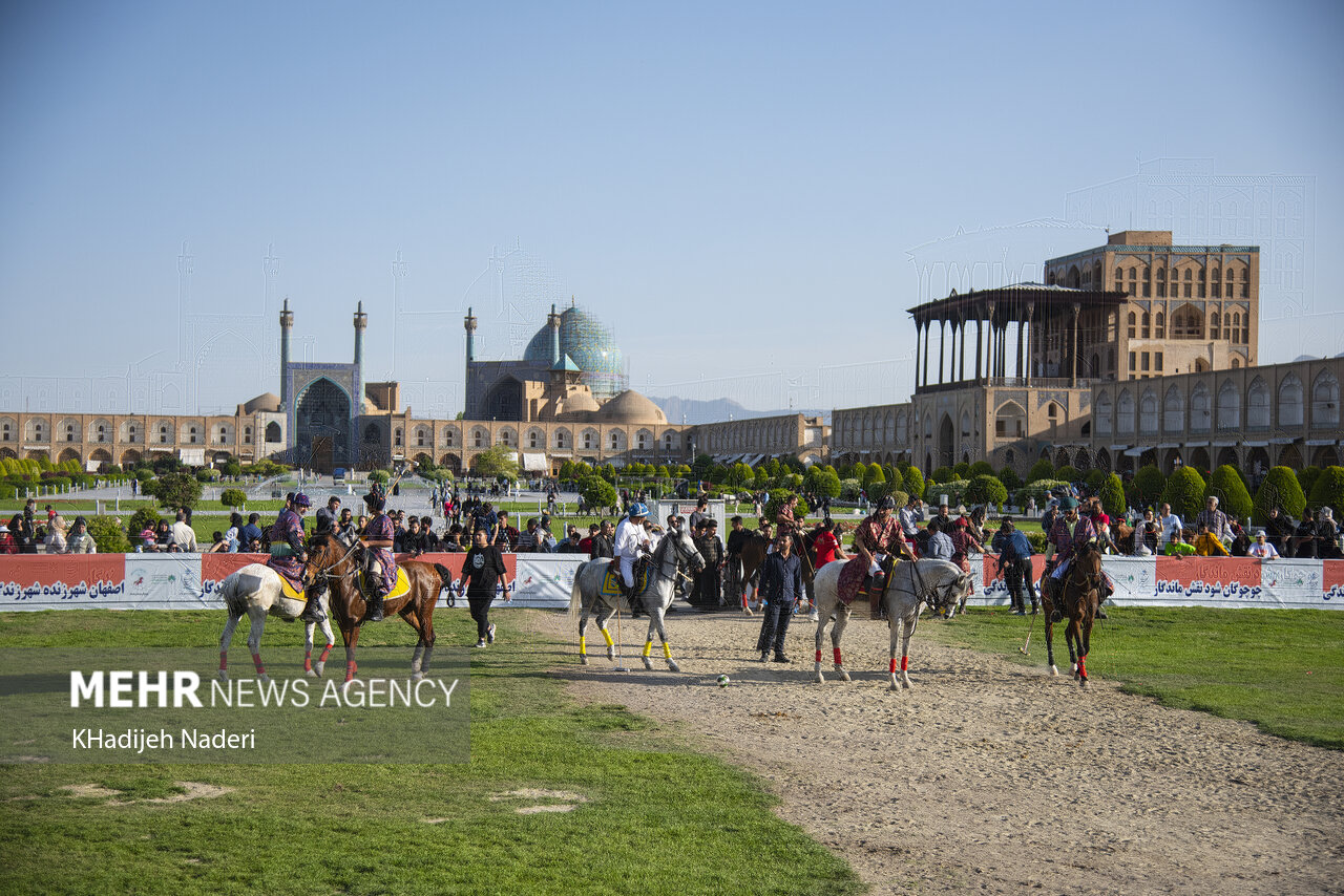 Playing polo at Isfahan’s Naqsh-e Jahan Square