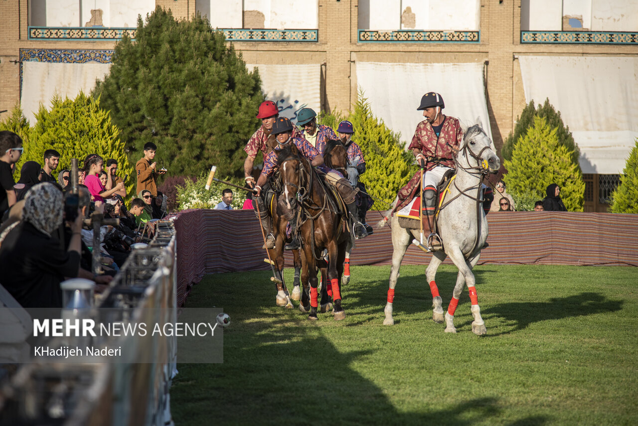 Playing polo at Isfahan’s Naqsh-e Jahan Square