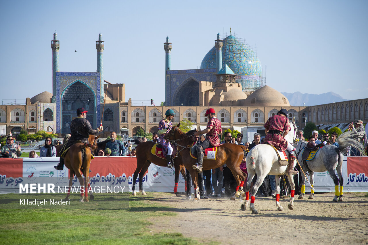 Playing polo at Isfahan’s Naqsh-e Jahan Square