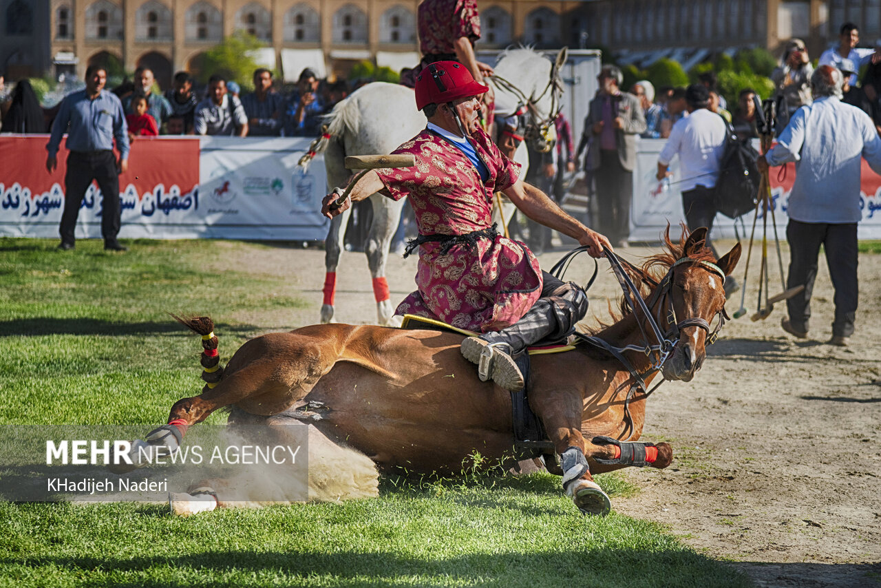 Playing polo at Isfahan’s Naqsh-e Jahan Square