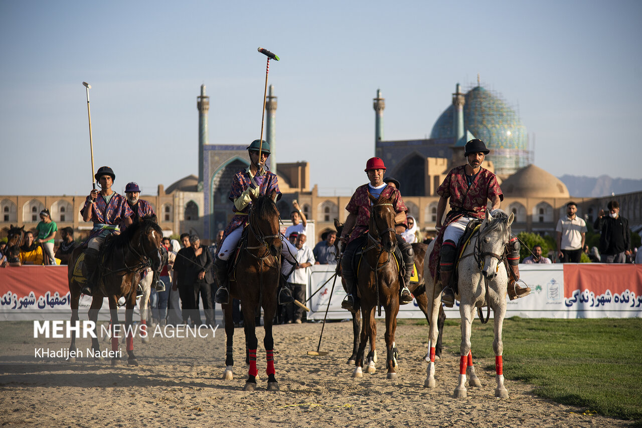 Playing polo at Isfahan’s Naqsh-e Jahan Square