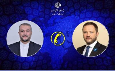 Iran’s Foreign Minister Hossein Amirabdollahian and his Estonian counterpart Margus Tsahkna