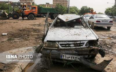 عکس: خسارت سیل در مناطق مختلف مشهد  