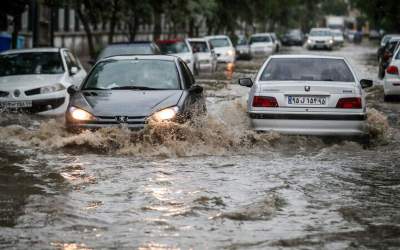 فیلم: وضعیت عجیب خیابان‌های مشهد پس از فقط ۱۰ دقیقه بارندگی‌  