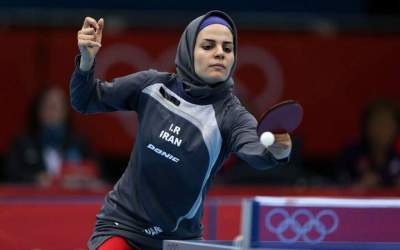 Iran woman table tennis player clinches Paris Olympics berth