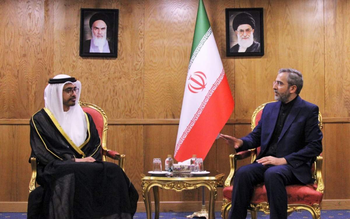 Bagheri Kani held, on Thursday, a meeting with Minister of Foreign Affairs of the United Arab Emirates, Sheikh Abdullah bin Zayed bin Sultan Al Nahyan