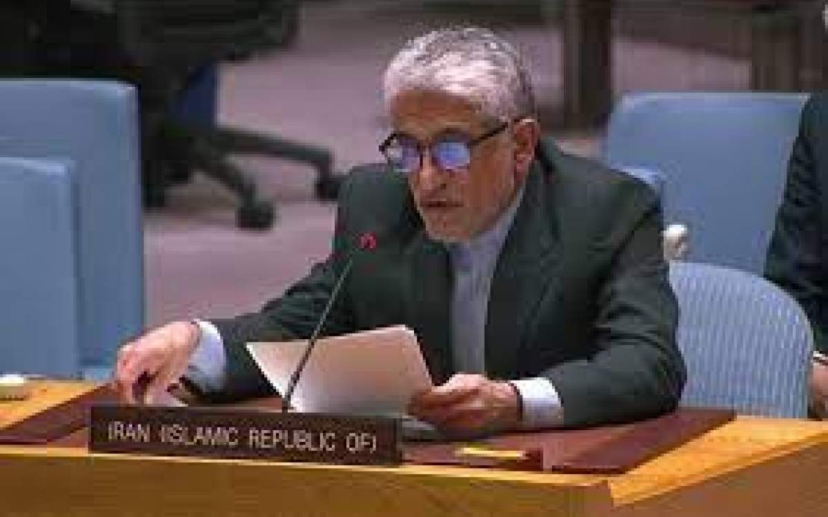 Iran’s ambassador to the United Nations Saeed Iravani