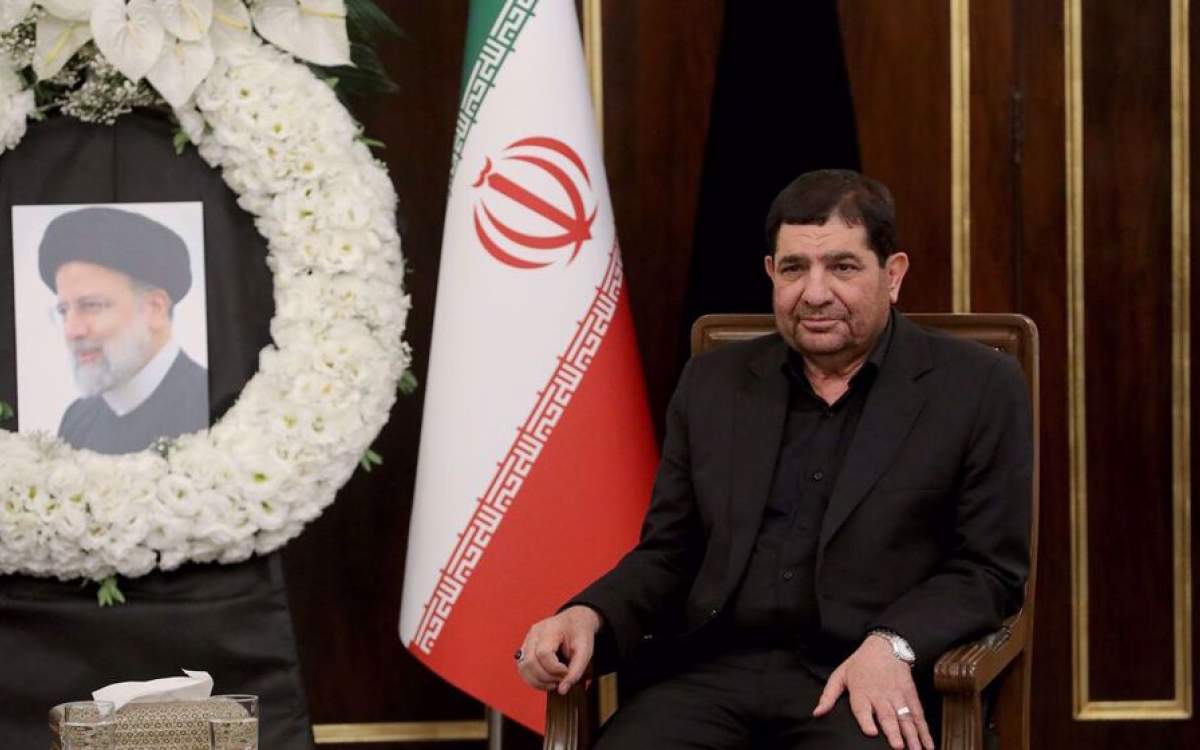 Iran’s support for Palestine unshakeable: Acting president