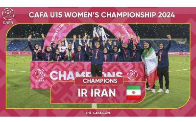 Iran wins title of 2024 CAFA U15 Women’s Championship
