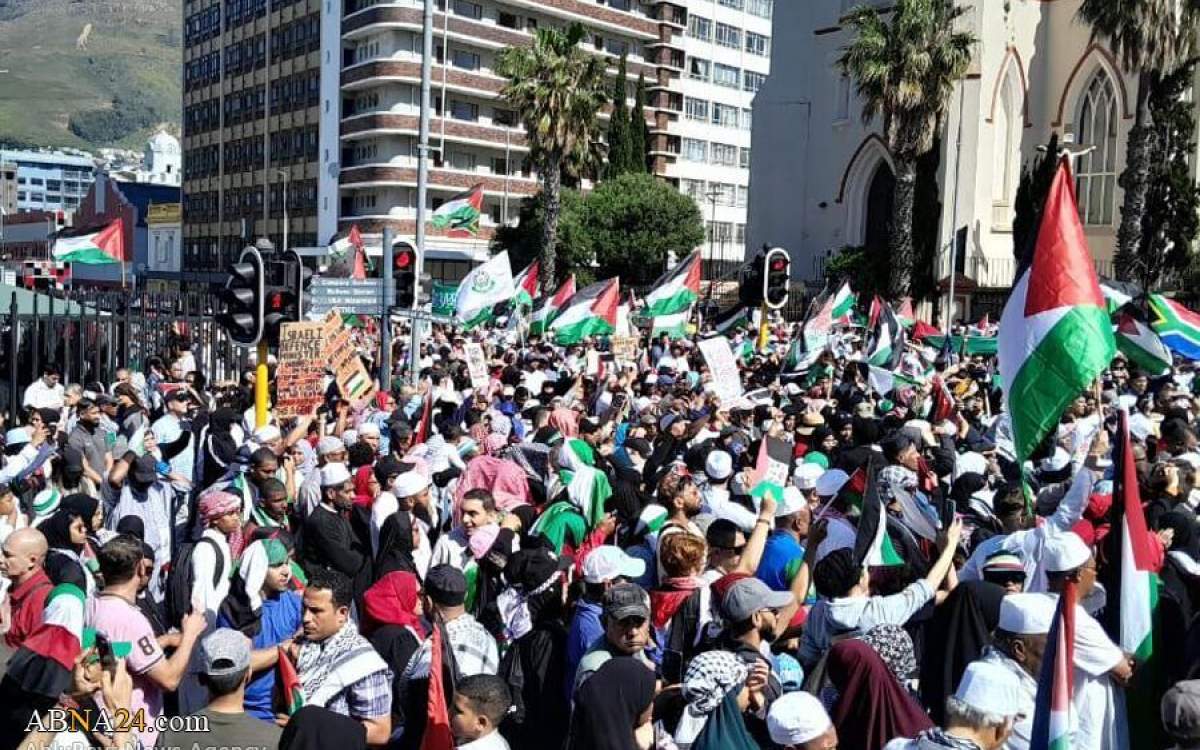 South Africans hold massive pro-Palestine rally