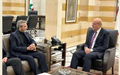 Iran acting FM meets top Lebanese officials in Beirut