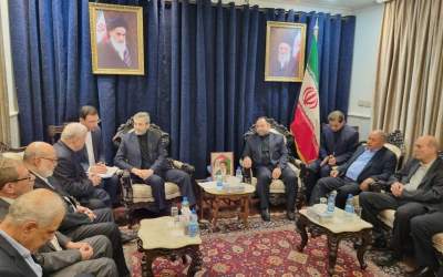 ran acting FM meets heads of Palestine resistance groups in Syria