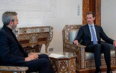Iran’s acting foreign minister meets with President Assad in Damascus
