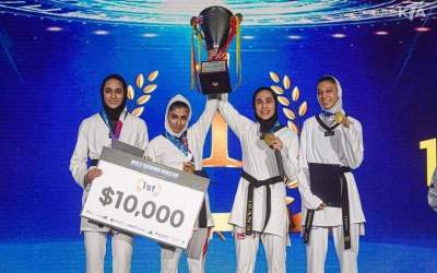 Iranian taekwondo teams champions of World Cup Team Championships