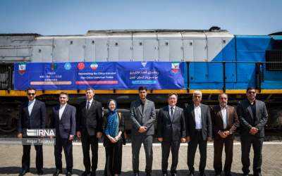 Launching Iran-China container train