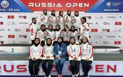 Iranian female karatekas shine on 1st day of Russian C’ships