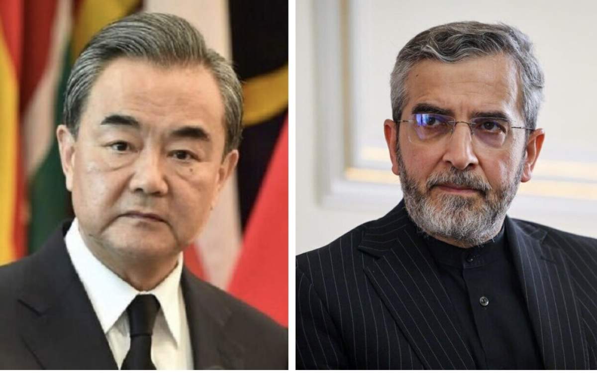 Chinese FM to Ali Bagheri