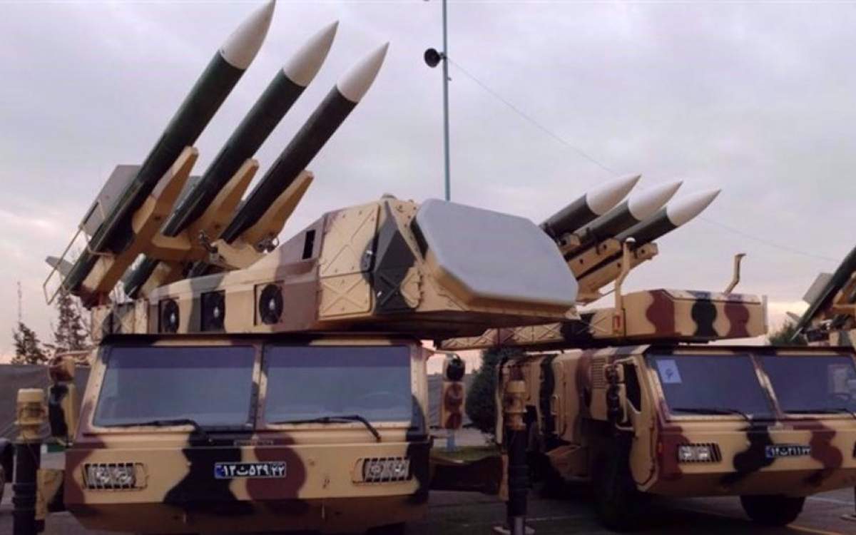 The file photo shows Iranian air defense equipment.