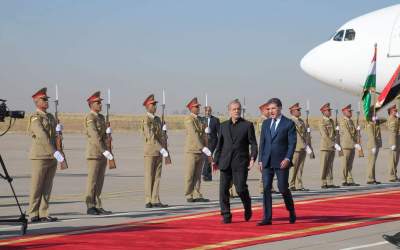 Iranian president in Erbil for talks