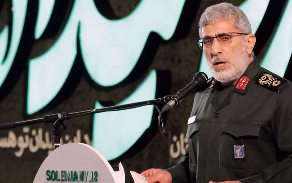 Commander of the Quds Force of the Islamic Revolution Guard Corps (IRGC) Brigadier General Esmail Qaani