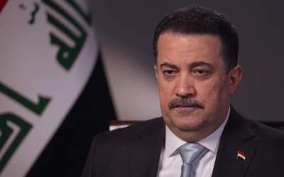 Iraqi Prime Minister Mohammed Shia’ al-Sudani speaks in an interview with CNN broadcast on October 14, 2024.