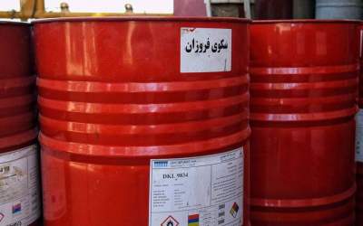 Photo by the Iranian oil ministry’s Shana news service shows oil barrels at the country’s Forouzan oilfield, located on the maritime border between Iran and Saudi Arabia in the Persian Gulf.