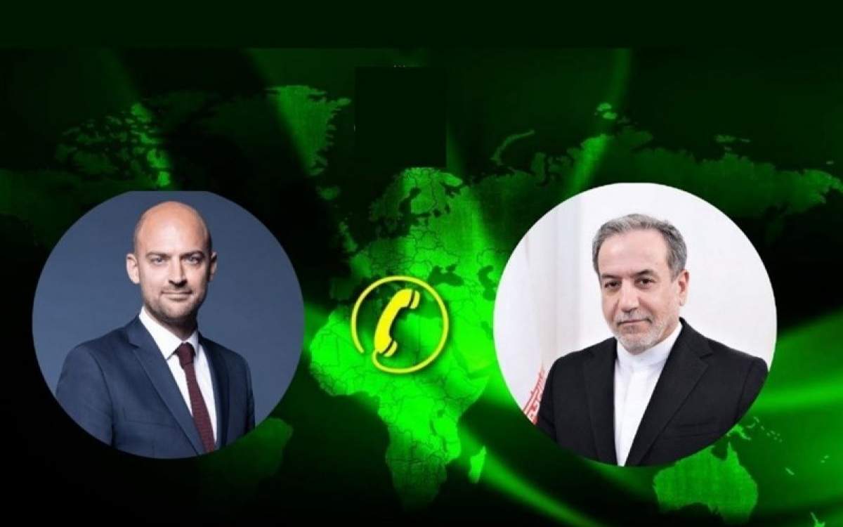 Iranian Foreign Minister Abbas Araghchi and his French counterpart Jean-Noel Barrot held phone talk.