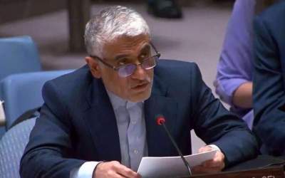 Iran’s ambassador to the United Nations, Amir Saeid Iravani