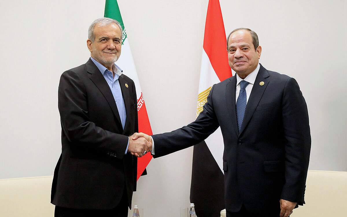 Iran, Egypt presidents say Israeli aggression must stop