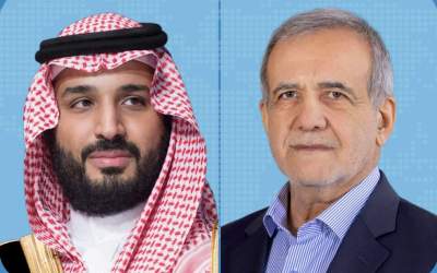 President Pezeshkian, Mohammed bin Salman discuss Iran-Saudi ties