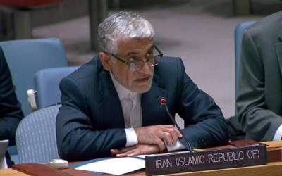 Iran’s ambassador to the United Nations, Amir Saeid Iravani