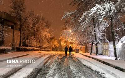 بارش برف و باران