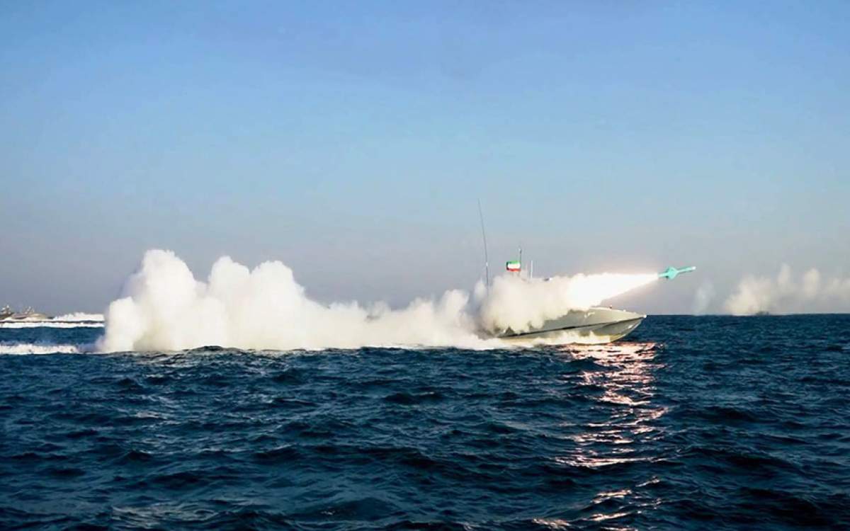 IRGC uses AI-powered missiles in naval war game