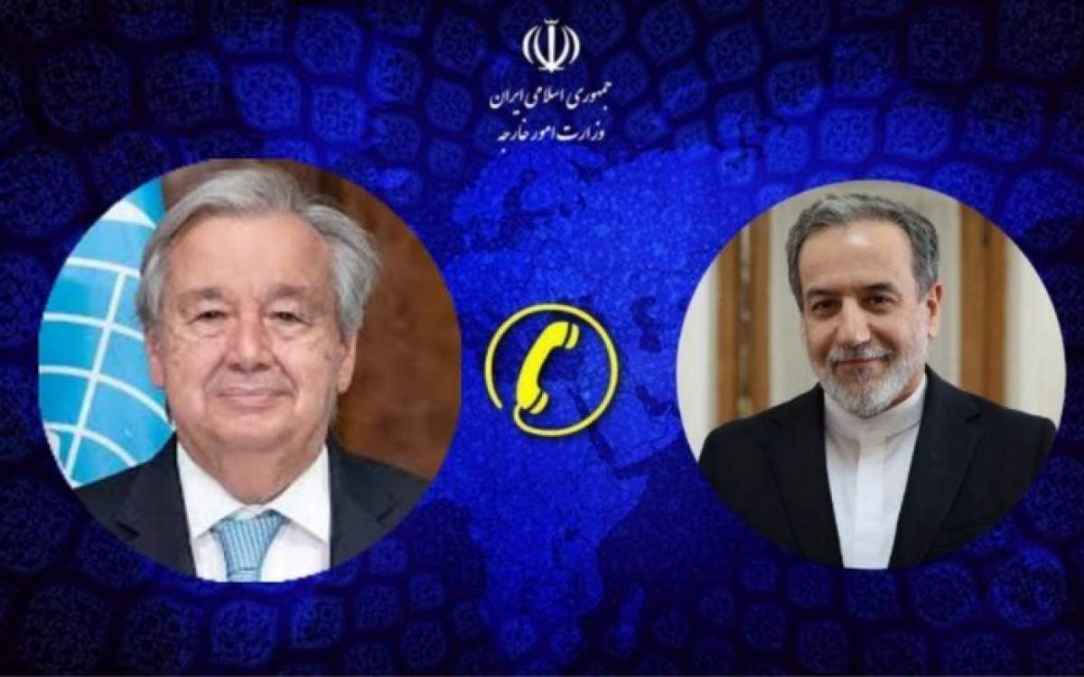 Iran’s Foreign Minister Abbas Araghchi (R) held a phone call with UN Chief Antonio Guterres on February 10, 2025, discussing Trump