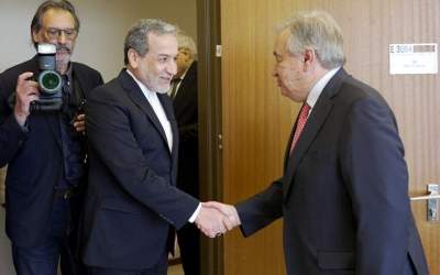 Araghchi meets UN chief in Geneva