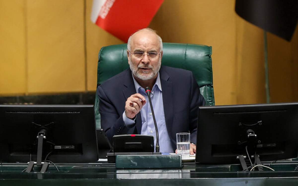 محمد باقر قالیباف رییس مجلس شورای اسلامی.