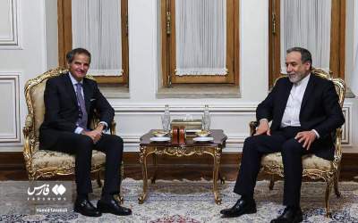 دیدار سید عباس عراقچی و رافائل گروسی در مصر، عکس آٰرشیوی.
